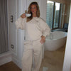 Alo Accolade Straight-Leg Sweatpant White