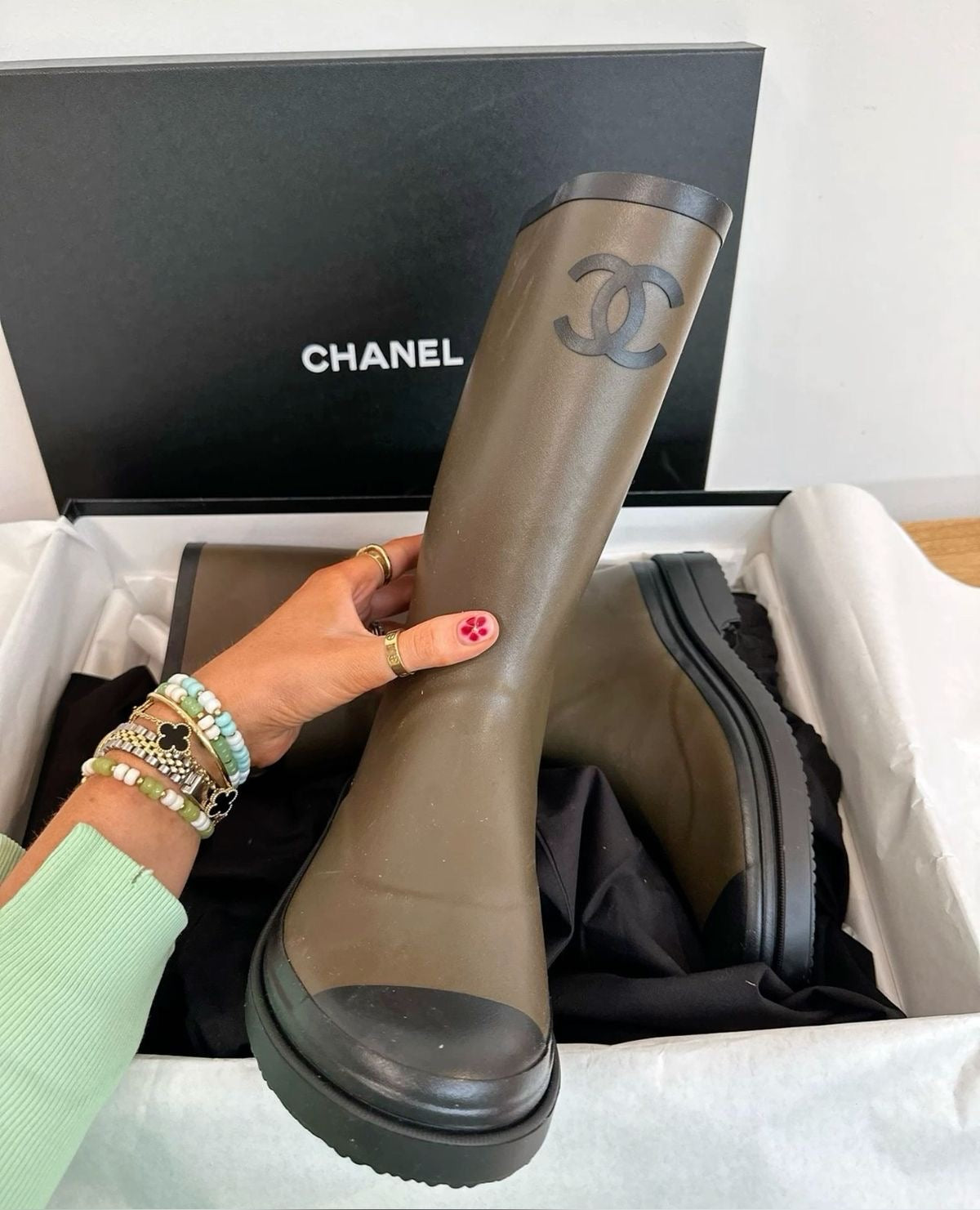 Chanel Rain Boots — Winter Edition