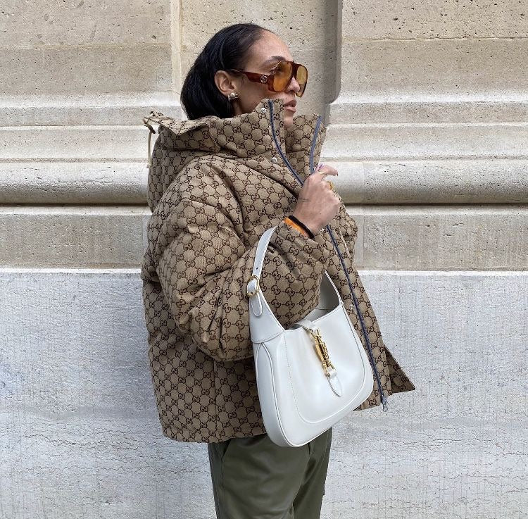 Gucci Puffer Jacket — GG Canvas Edition