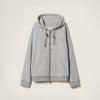 Miu Miu Cotton Fleece Zip Hoodie