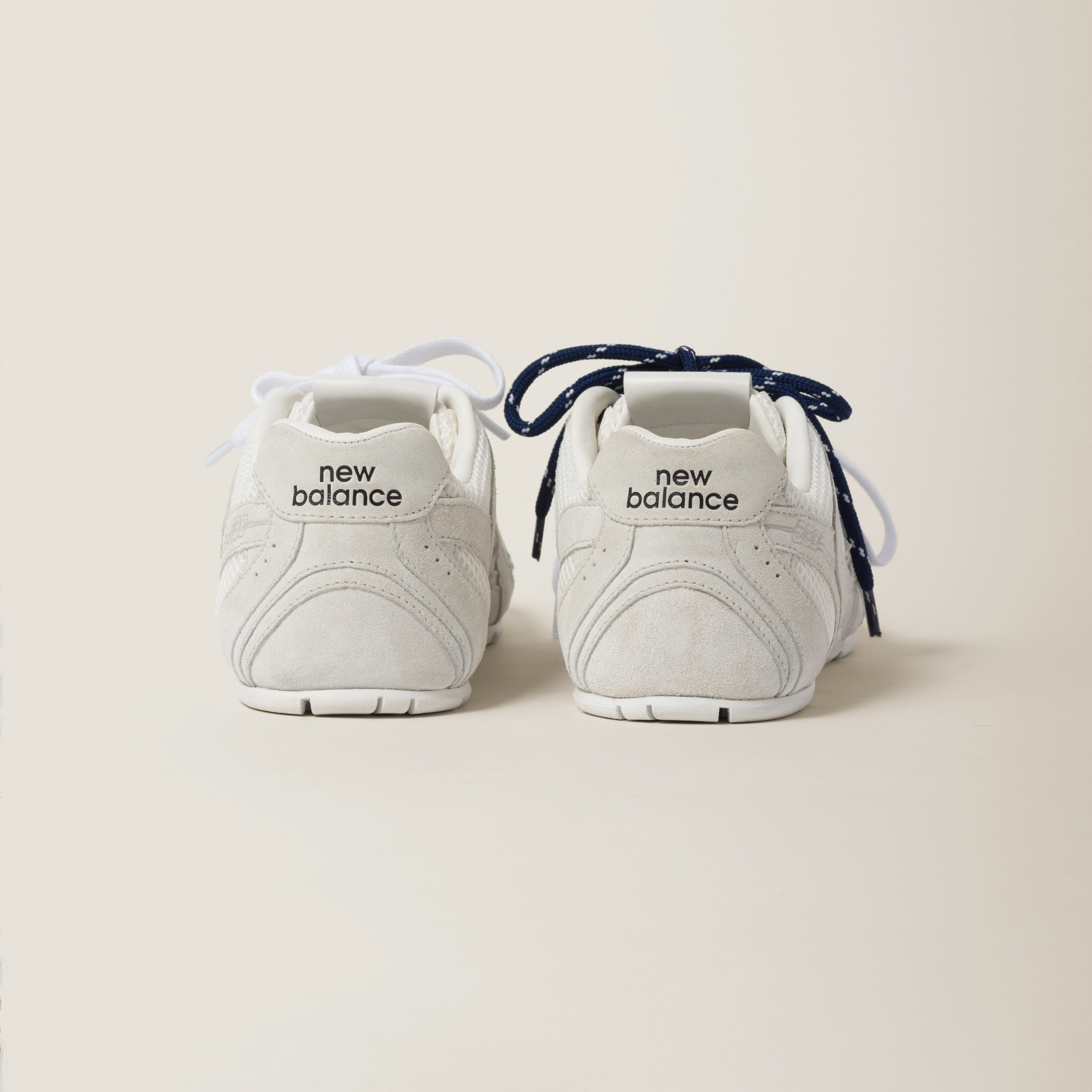 New Balance x Miu Miu 530 SL Sneakers Suede & Mesh – White